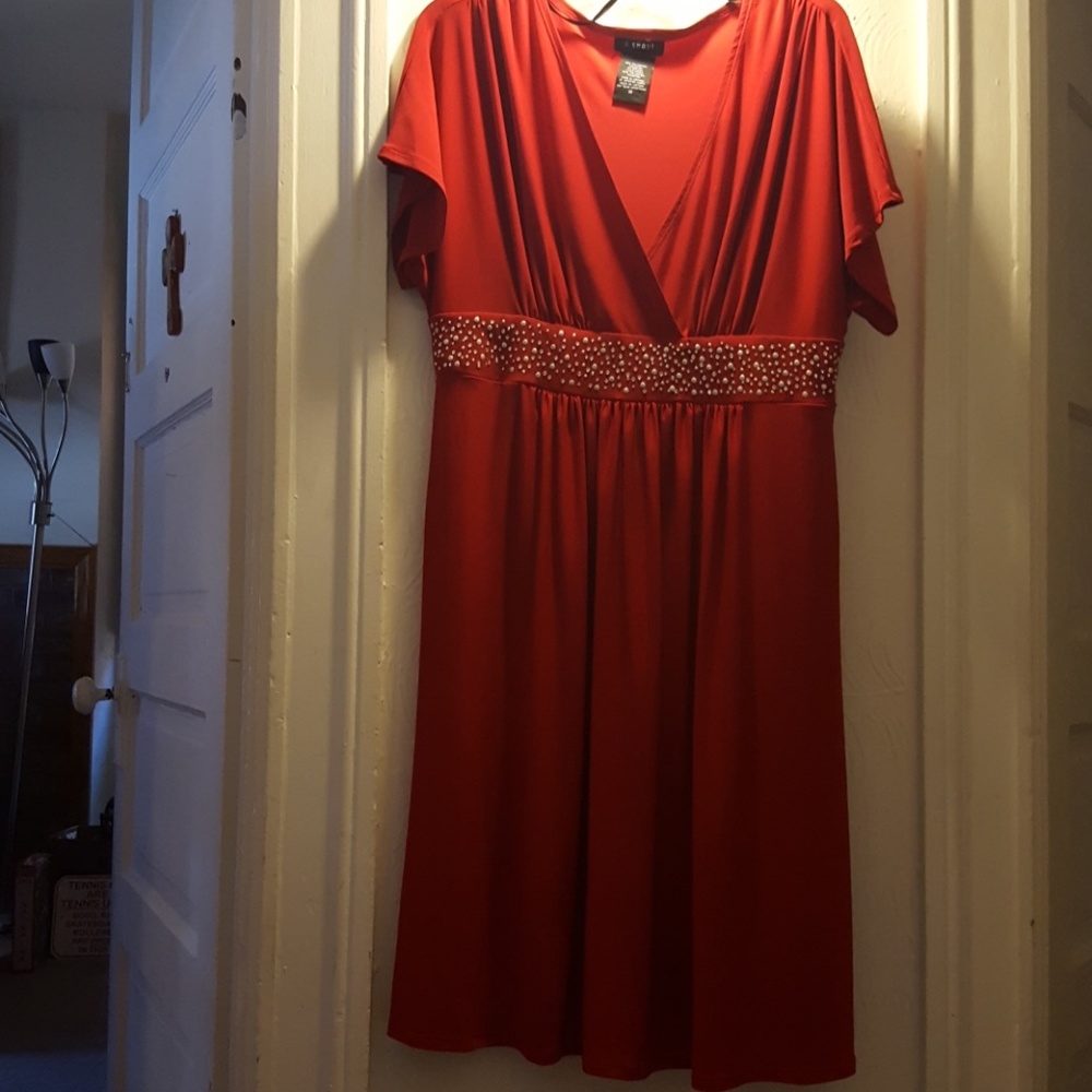 Red dress